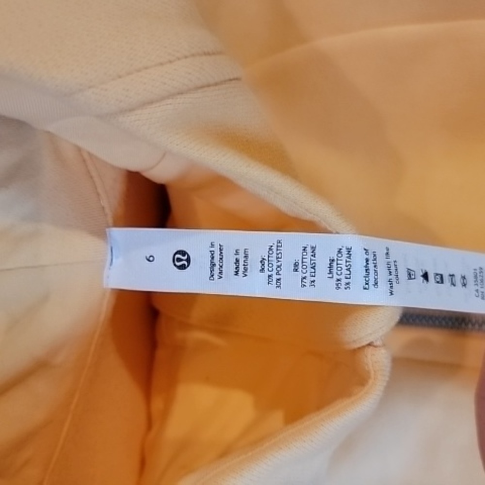 SOLD*** Scuba Full-Zip Cropped Hoodie - Summer Glow - 6 - Picture 8 of 12